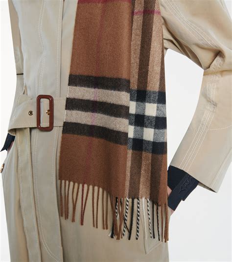 burberry scarf small check|burberry giant check cashmere scarf.